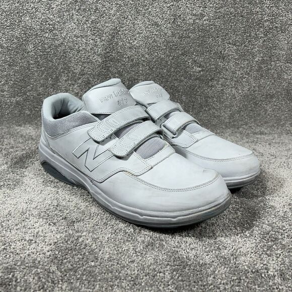 New Balance 813 MW813HGY Men\'s Size 15 Gray Leather Athletic Walking Shoes Used main image 10